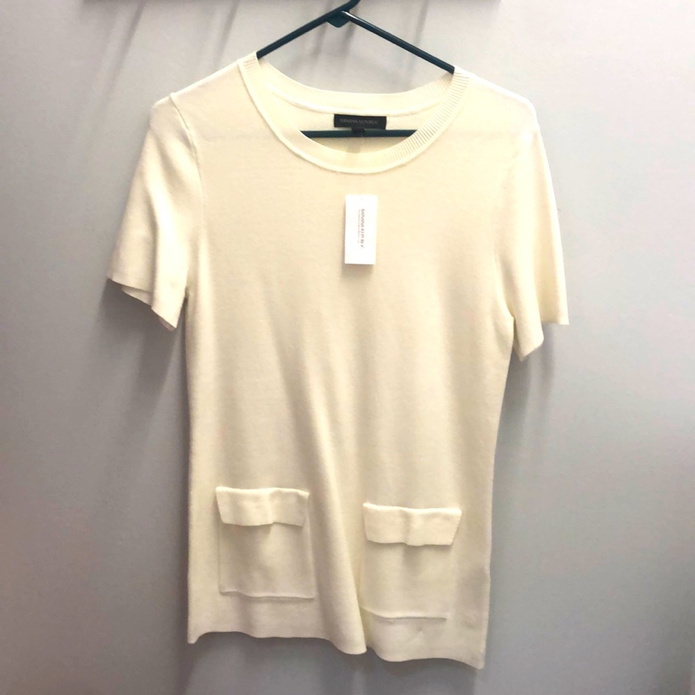 Banana Republic cream top